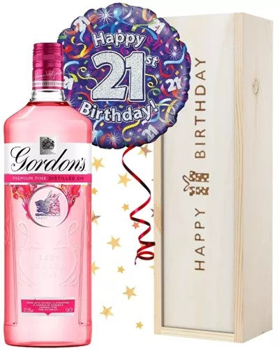 21stBirthdayPinkGinandBalloonGift