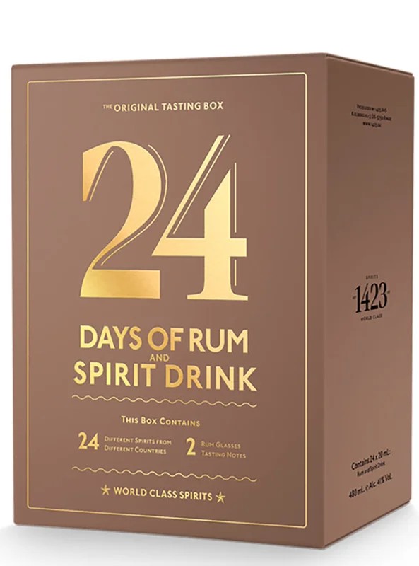 24DaysofRum2025–ChristmasCalendar24×2cl.+2Glasses