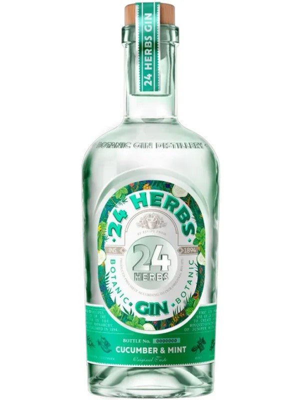 24HerbsBotanicCucumber&MintGin70cl.