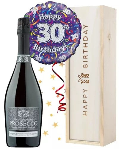 30thBirthdayProseccoandBalloonGift
