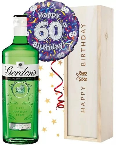 60thBirthdayGinandBalloonGift