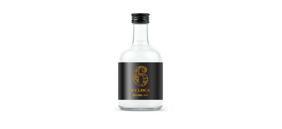 6O’ClockGinBrunelGinMiniature50%ABV(5cl)