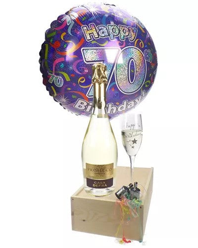 70thBirthdayProseccoAndFluteGift