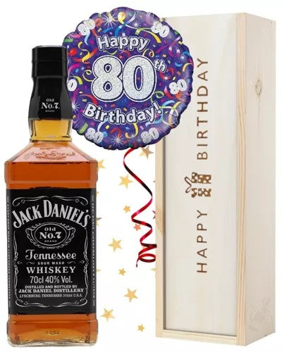 80thBirthdayWhiskeyandBalloonGift