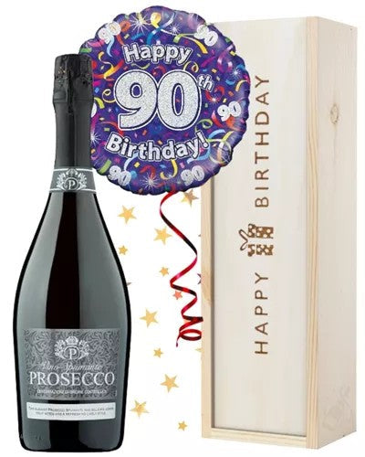 90thBirthdayProseccoandBalloonGift