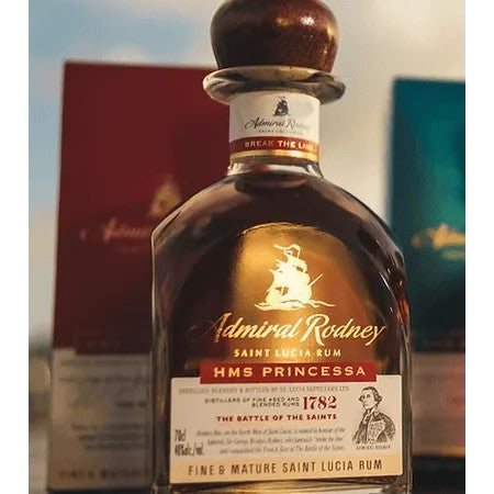 AdmiralRodneyHMSPrincessaGoldenRum(70cl)40%
