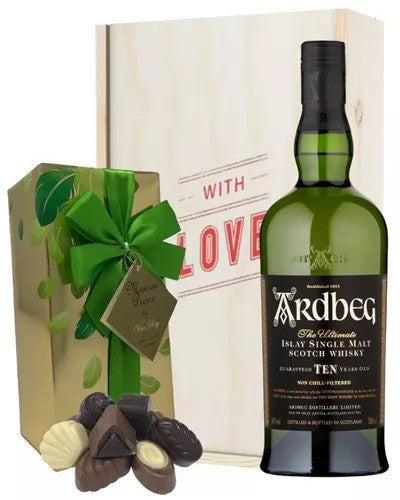 Ardbeg10YearOldWhiskyandChocolatesValentinesGift