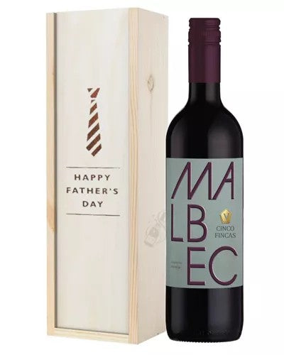 ArgentinianMalbecRedWineFathersDayGiftInWoodenBox
