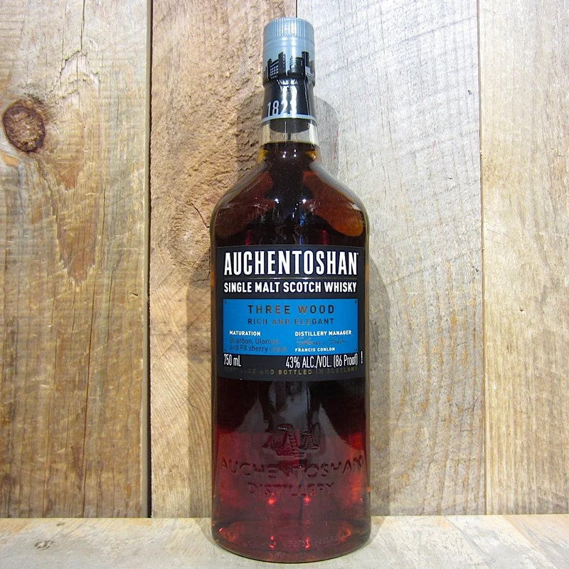 AuchentoshanThreeWoodSingleMaltScotch750ml