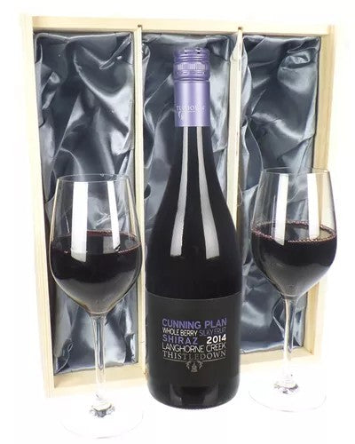 AustralianShirazRedWineAndGlasses