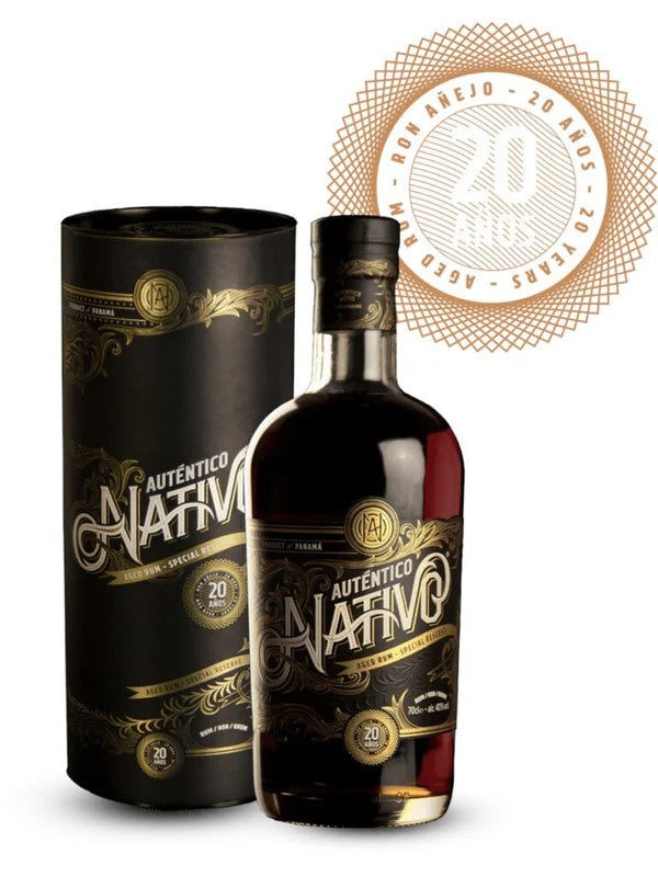 AutenticoNativo20YearsRum70cl.40%