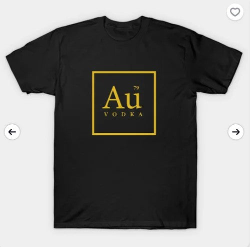 AUVodkaBlackTShirt–AvailableinS-M-L