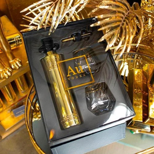 AUVodkaGoldGiftSet(70cl)