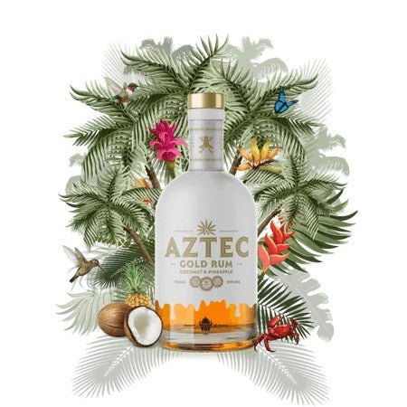 AztecGoldRum–Coconut&Pineapple70cl(37.5%ABV)