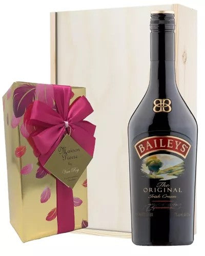BaileysOriginalandChocolatesGiftSetinWoodenBox
