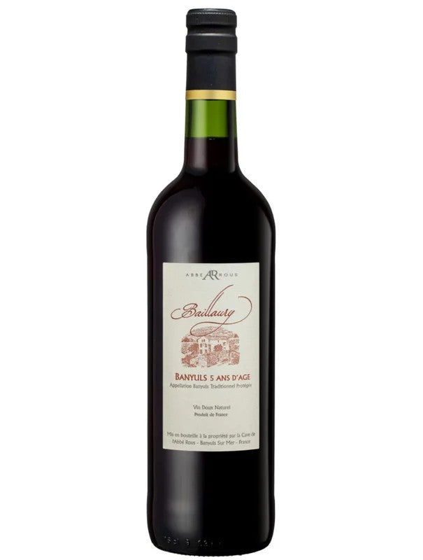BanyulsBaillaury5AnsD’Age75cl.