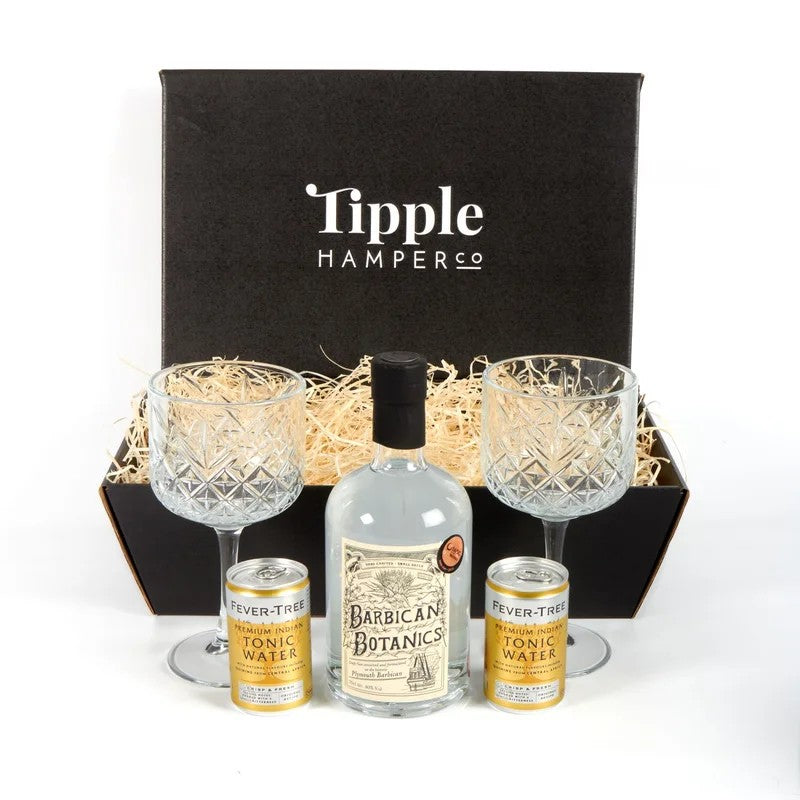 BarbicanBotanicsGin,TonicandVintageGinGlassesHamper