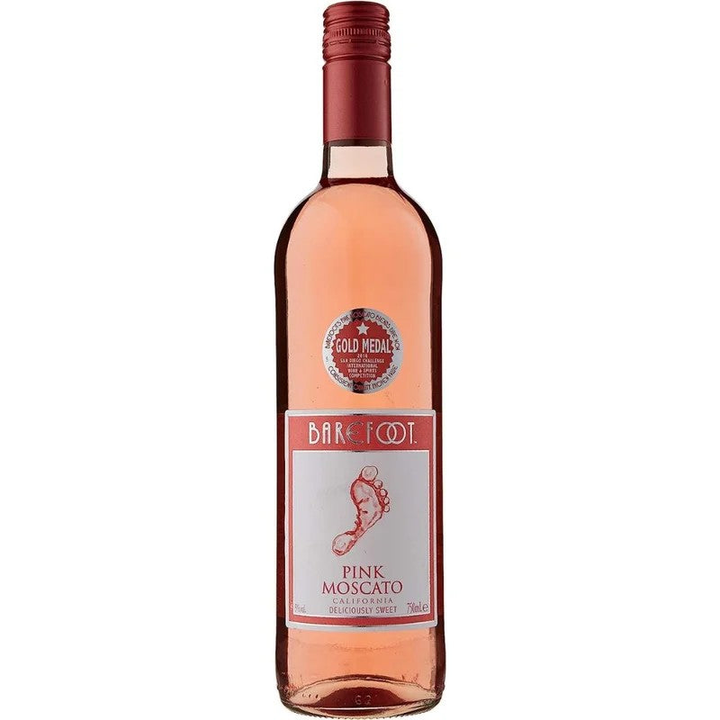 BarefootRoseMoscato75cl