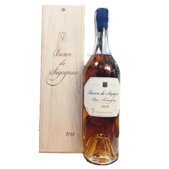 BasArmagnacAOC2010BarondeSigognacWoodenCase(70CL,40.0%Vol.)–WoodenCase