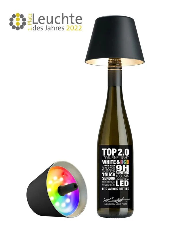 Battery-poweredbottlelightTOP2.0–Black