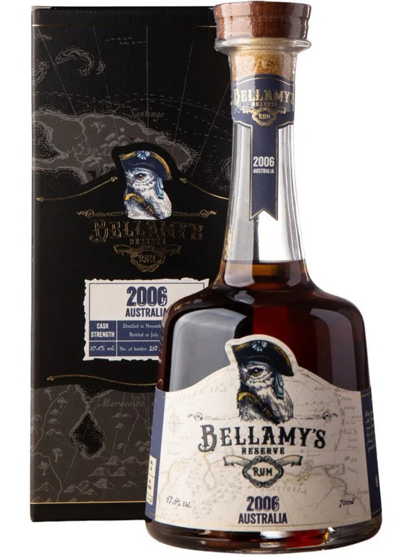 Bellamy’sReserveRum–2006Australia18YearsSingleCask70cl.67,6%