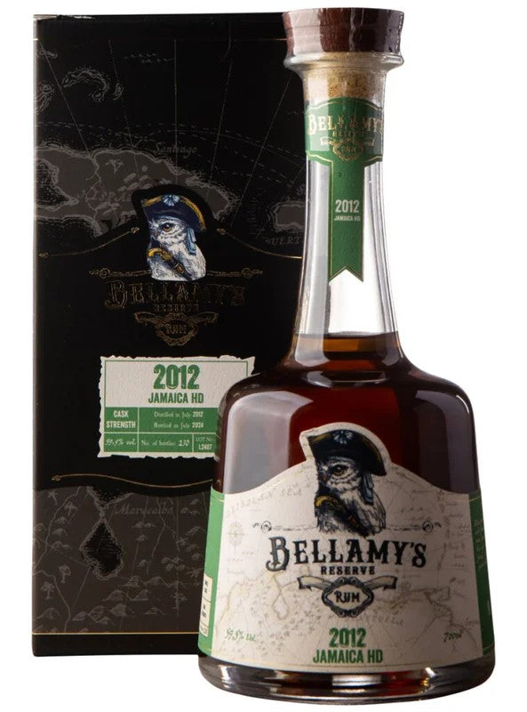 Bellamy’sReserveRum–2012JamaicaHampden12YearsSingleCask70cl.59,6%