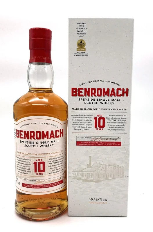 BENROMACH10YEAROLD70cl