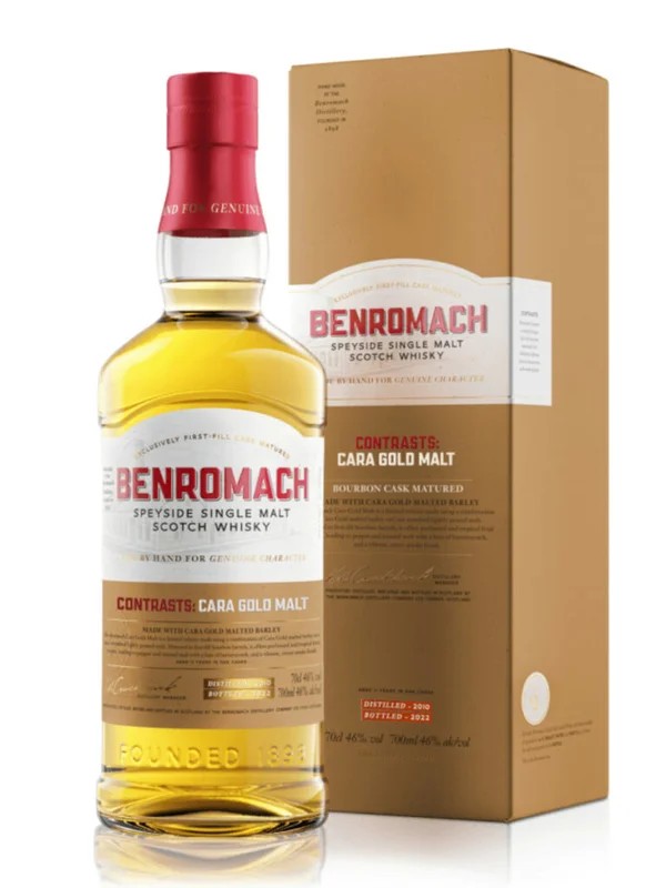 BenromachContrasts:CaraGoldMalt2010LimitedEd.70cl.46%