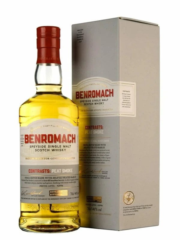 BenromachContrasts:PeatSmoke70cl.46%