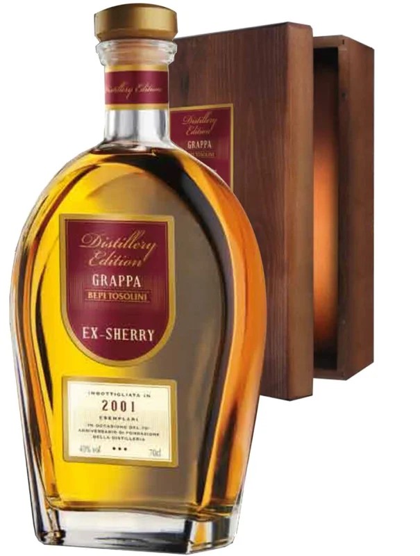 BepiTosolini–GrappaEx-SherryBarriqueDistilleryEdition70cl.40%