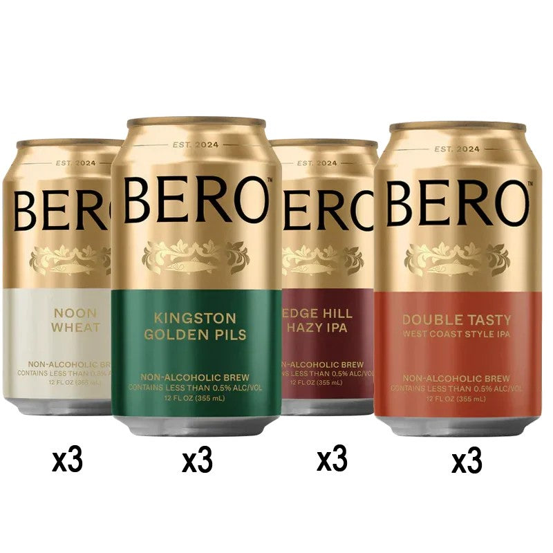 BeroBrewingVarietyPack–NonAlcoholicBeerMixedCase