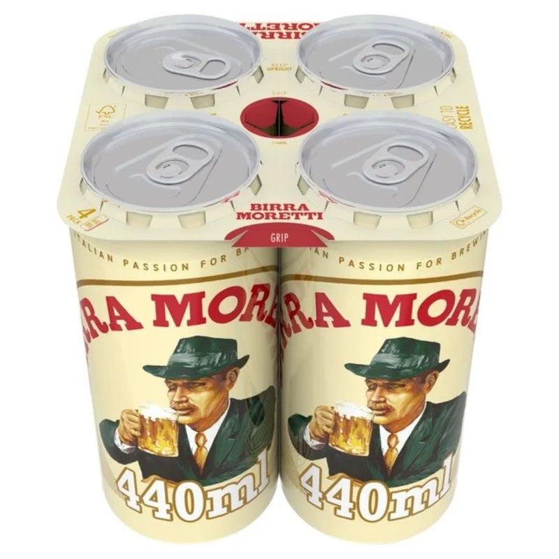 BirraMorettiCans4x440ml
