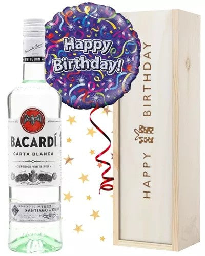BirthdayBacardiRumandBalloonGift