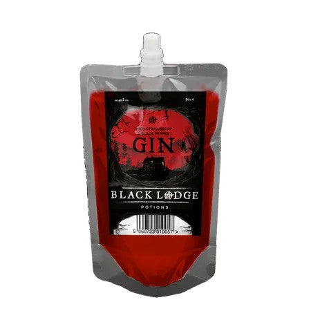 BlackLodgeWildStrawberry&BlackPepperGinPouch50cl(40%ABV)