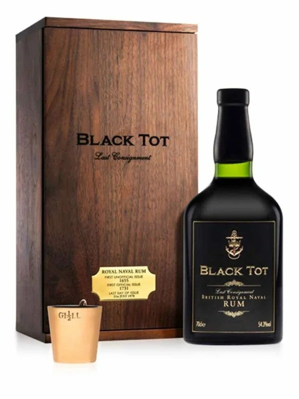 BlackTotNavyRumLastConsignment70cl.54,3%
