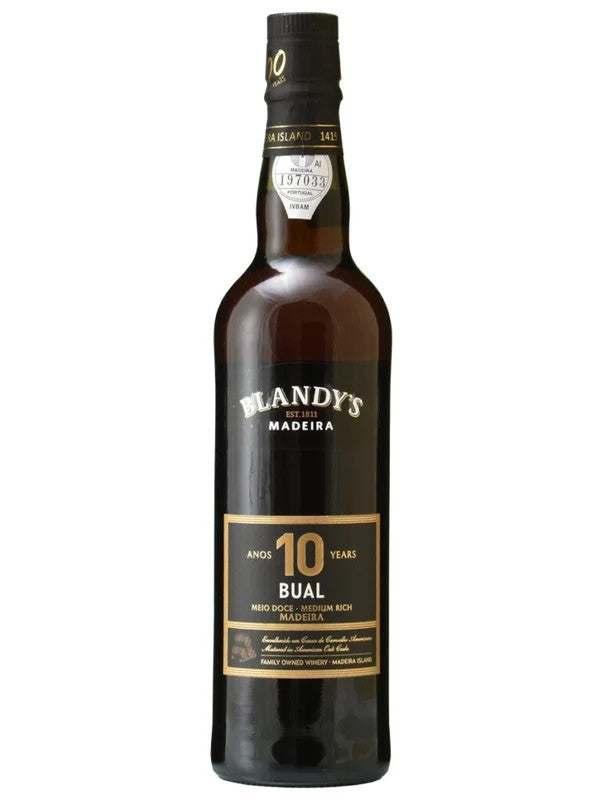 Blandy’sMadeira–10YearsBual50cl.19%