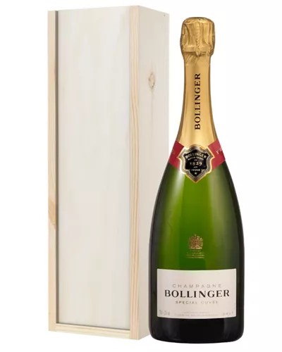 BollingerChampagneGiftinWoodenBox