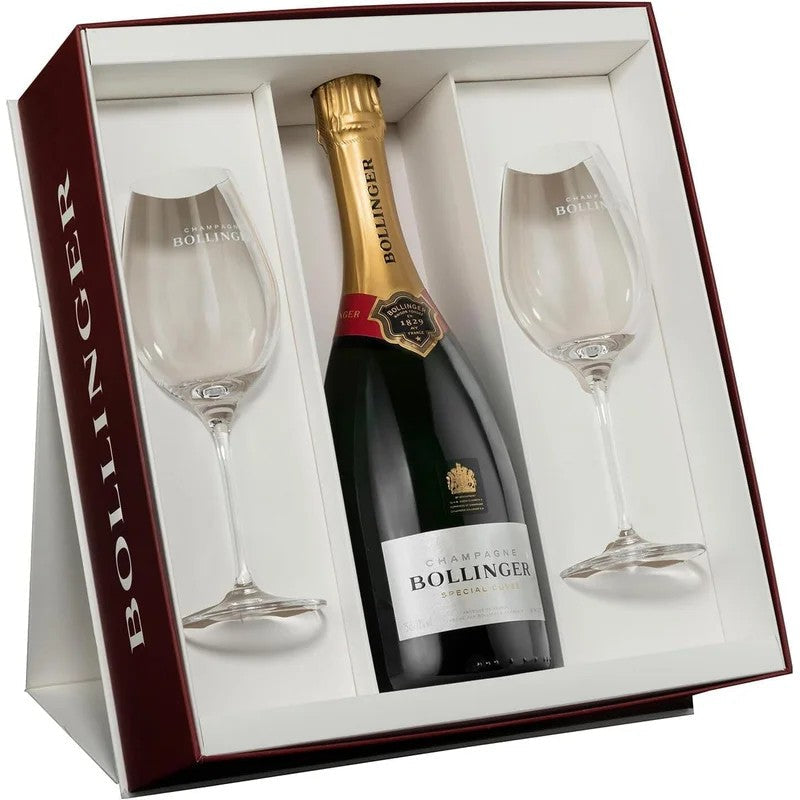 BollingerSpecialCuveeGiftSetwith2GlassesNV
