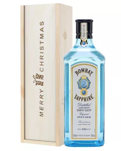 BombaySapphireGinChristmasGiftInWoodenBox