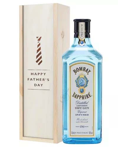 BombaySapphireGinFathersDayGiftInWoodenBox