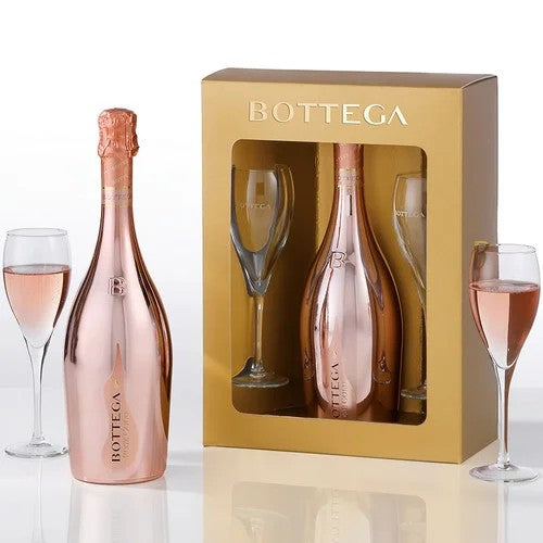 BottegaRoseGoldWith2BottegaFlutesRarityGiftPack(75cl)