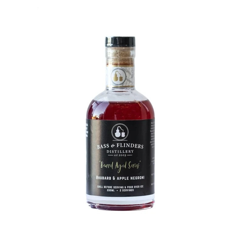 BottledCocktail200mL‘BarrelAgedSeries’–Rhubarb&AppleNegroni