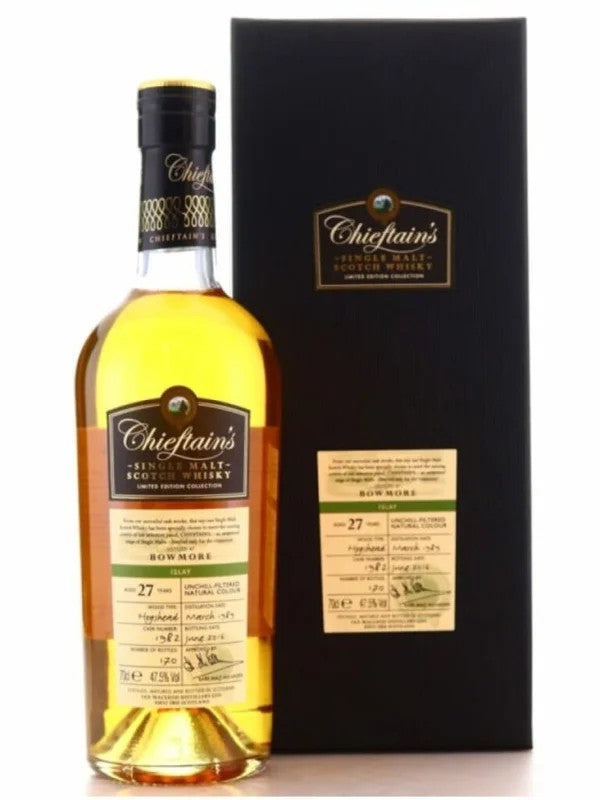 Bowmore27YearsChieftain’sChoice198270cl.47,5%