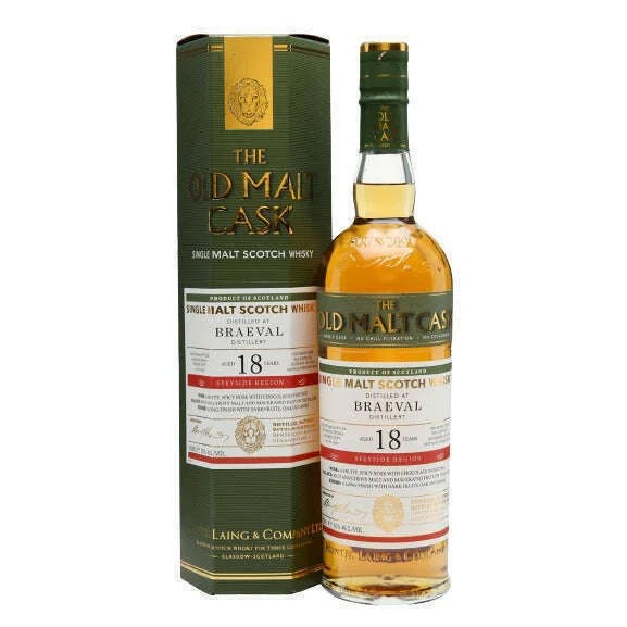 Braeval18YearOld1997(cask12292)–OldMaltCask(HunterLaing)(70cl,50%Vol.)