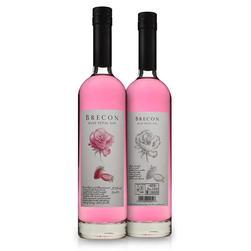 BreconRosePetalGin