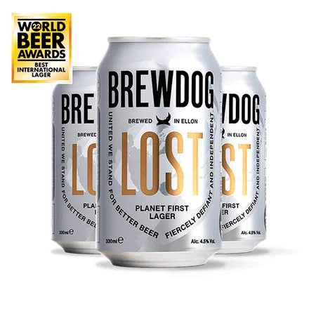BrewDogLostLager4.5%ABV(330mlCan)