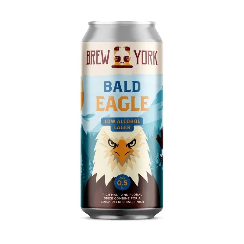 BrewYorkBaldEagle–AlcoholFreeLager