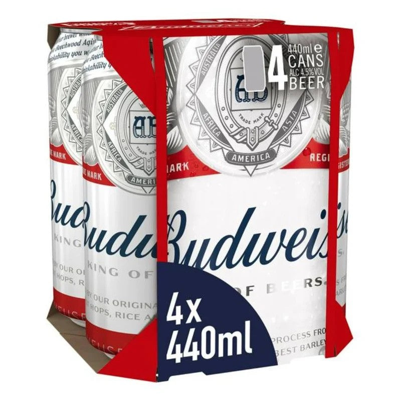 BudweiserLagerBeer4x440mlCans