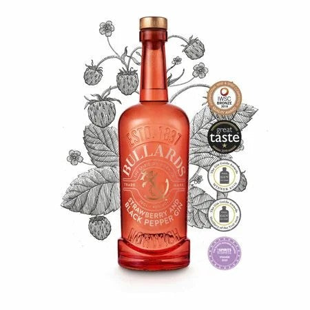 BullardsStrawberry&BlackPepperGin70cl(40%ABV)