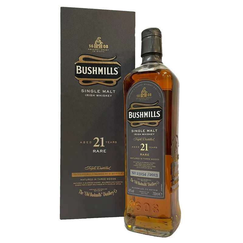 Bushmills21YearOldSingleMaltRareIrishWhisky